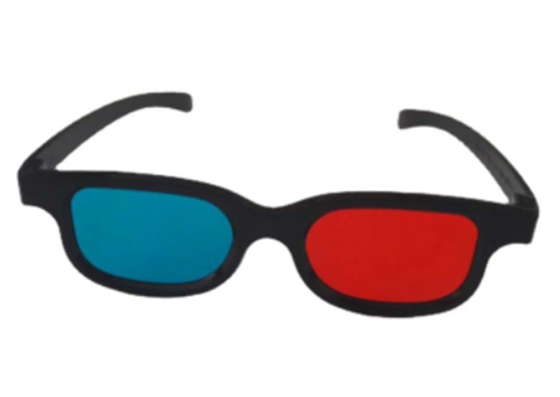 Customize Your Logo Adults 3D Movie Watching Cinema 3D Red Blue Lens Plastic 3D Glasses