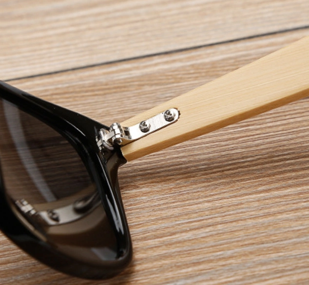 Eco-Friendly Black Framed Bamboo Sunglasses