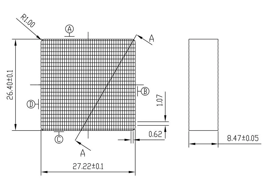 Radar Detector and Projector Compound Eye Grass Lens Optical