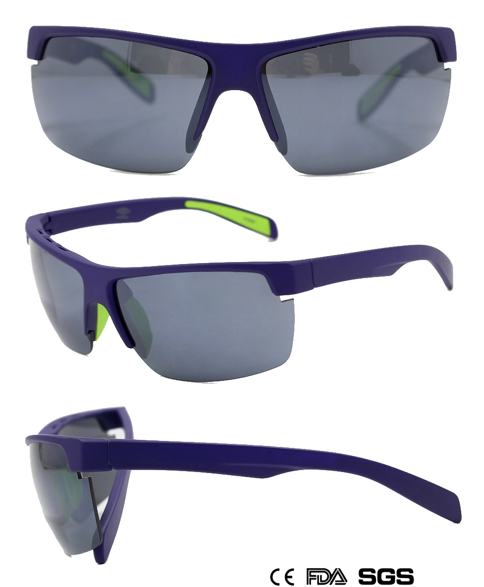 Men&prime;s Half-Framed Sports Sun Glasses with Mercury Lens (M20767)