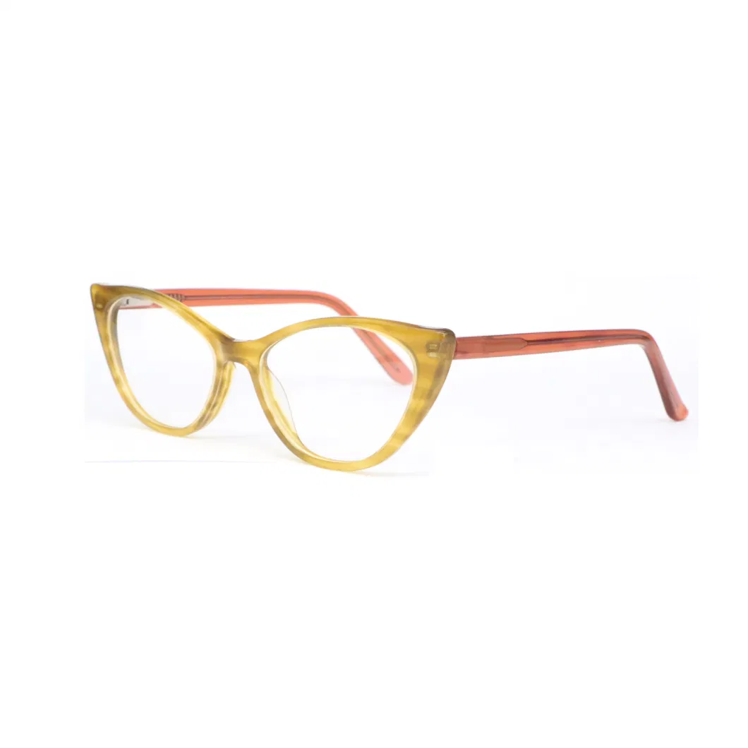 Ready Stock Anti Blue Light Cat Eye Acetate Kids Glasses Frame with Blue Light Blocking Lens