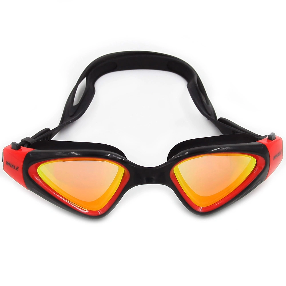 High Quality Mirror Coating Lens Swim Goggles Photochromic Swimming Glasses