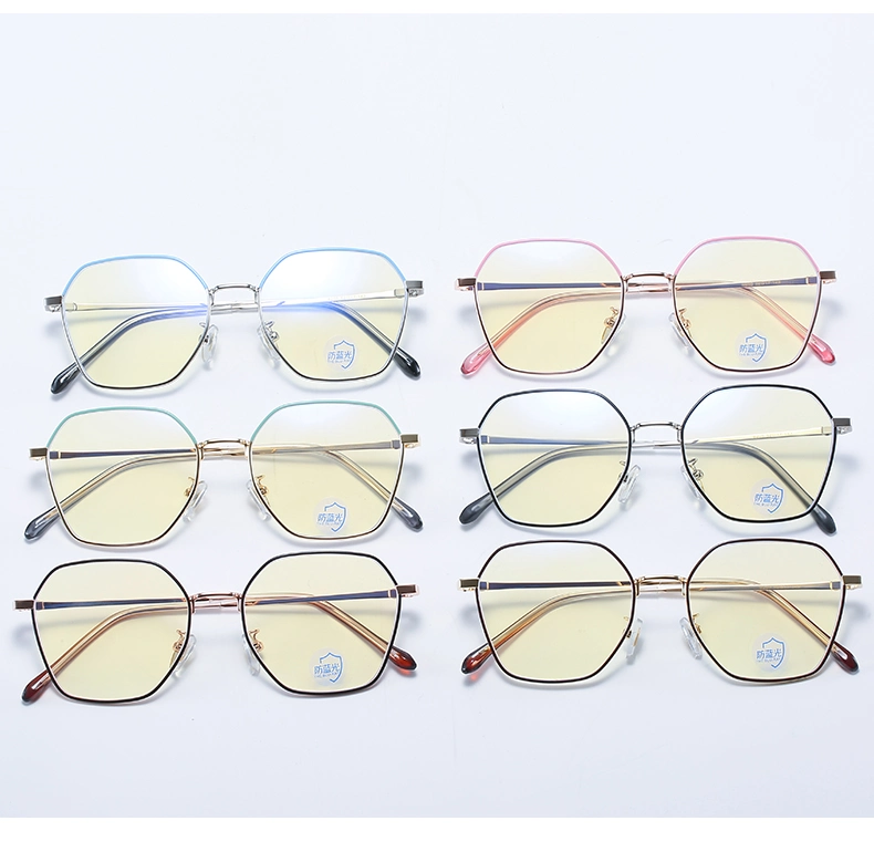 Pure Titanium Glasses Stock Reasonable Price Top Quality Retro Round Optical Women Men Transparent Clear Lens Spectacle Glasses for Male Female