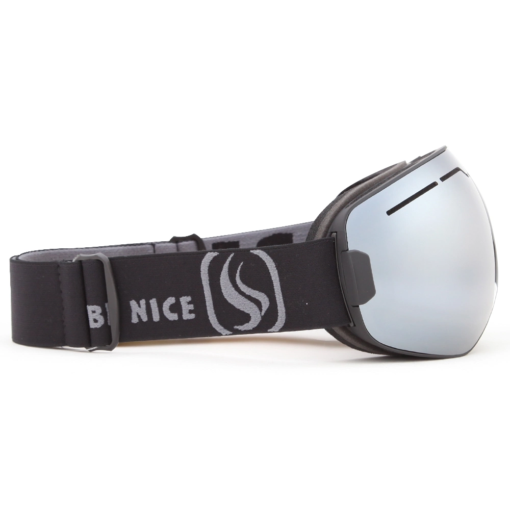 Snowboard Goggles Replaceable Lens OTG Snow Goggles Soft TPU Frame Custom Logo Ski Goggles Mirror Coated