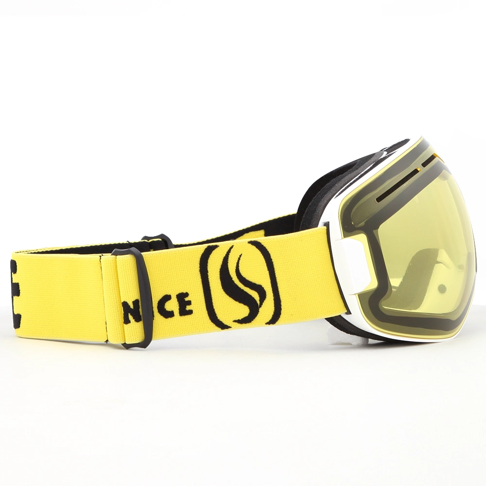 Snowboard Goggles Replaceable Lens OTG Snow Goggles Soft TPU Frame Custom Logo Ski Goggles Mirror Coated