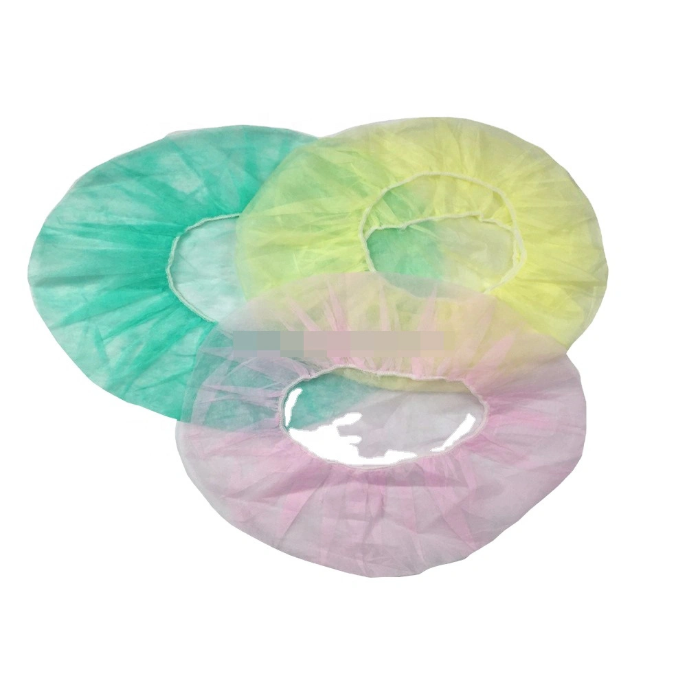 Disposable Round Cap Non Woven Bouffant Nurse Cap