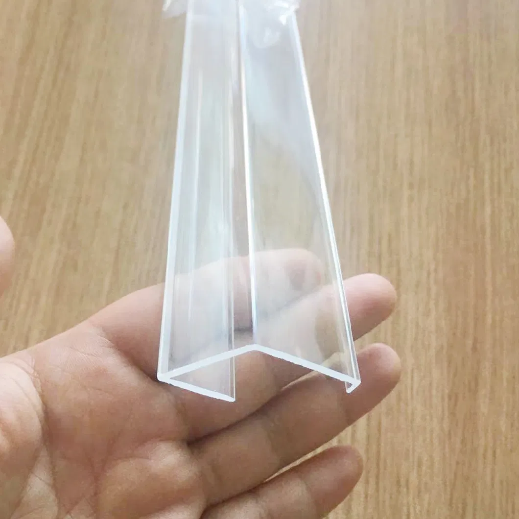 Custom-Made PC Extrusion Clear Lens for LED Light Cover