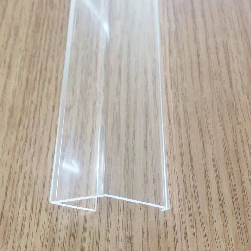 Custom-Made PC Extrusion Clear Lens for LED Light Cover