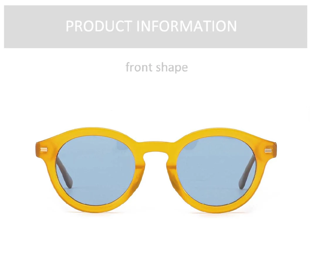 Gd Factory Hot Sale Sunglasses Small Round Fashion Sunglasses Men Women Acetate Sunglass Tac Lens Popular Sun Glasses