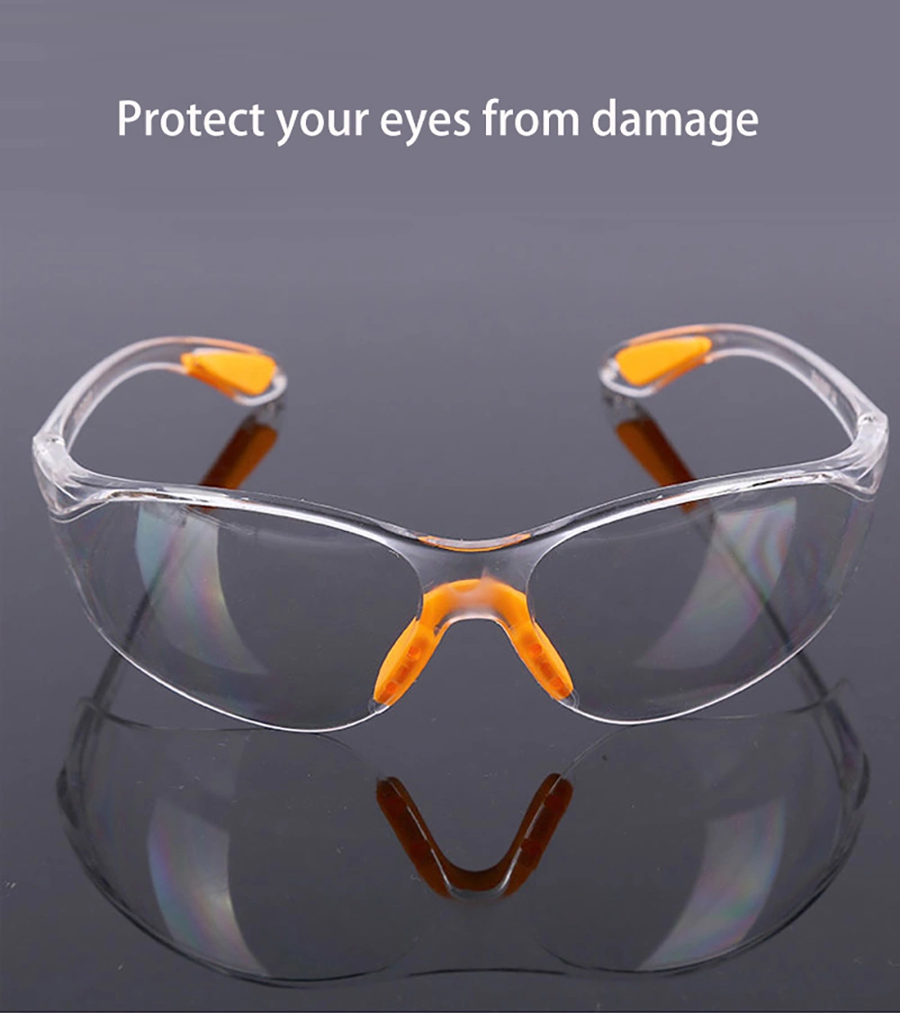 Safety Goggles Glasses Lab Work Eye Protective Eyewear Clear Lens