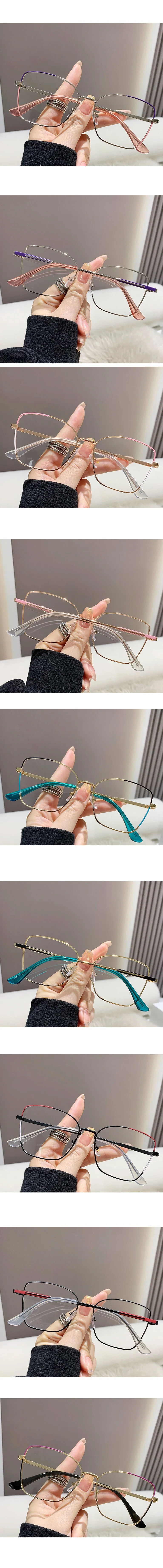 Wholesale Photochromic Glasses Blue Block Game Metal Male Female Trend Personality Wholesale Metal Fashion Eyeglasses Frames Glasses