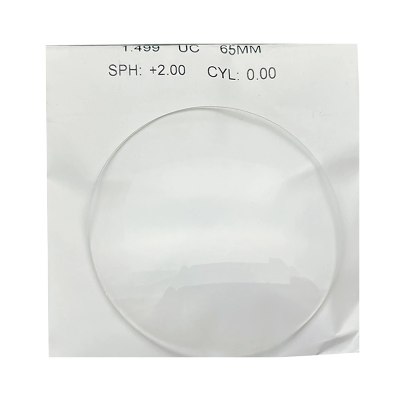 Cr39 1.499 Fsv Uncoated Presbyopic Glasses Optical Lens, Plus Resin Lenses 65mm