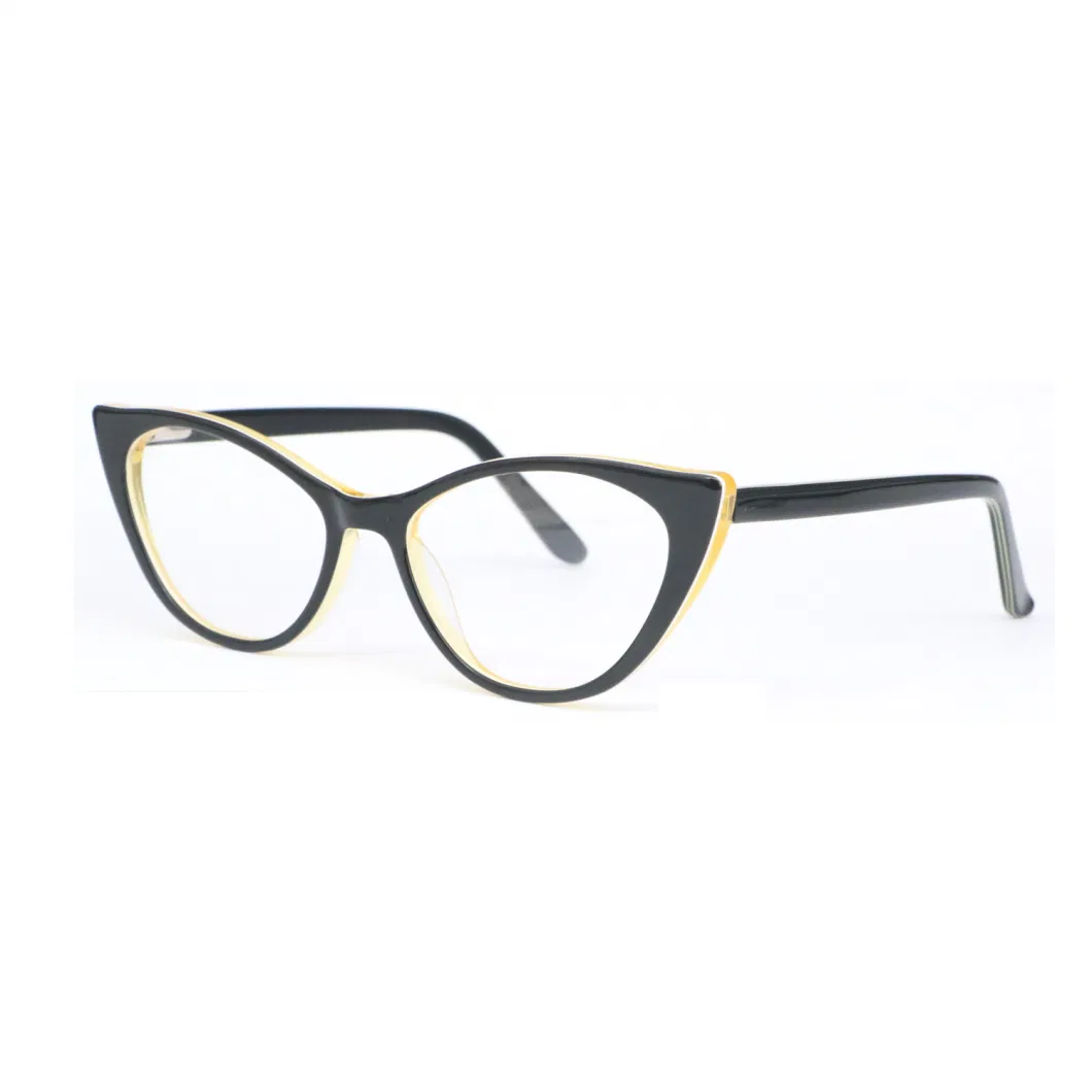 Ready Stock Anti Blue Light Cat Eye Acetate Kids Glasses Frame with Blue Light Blocking Lens