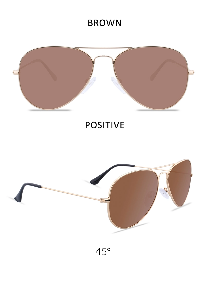 Hot Selling Fashion Custom Sunglasses Classic Vintage Sun Glasses for Women Men Metal Frame Retro Sunglasses