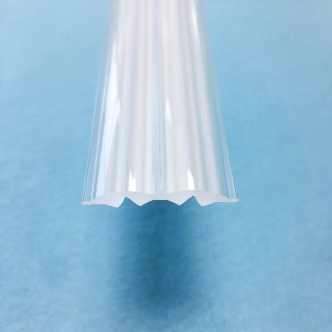 Optical PC/PMMA Extrusion Lens with Diffusion for LED Lamp Shade