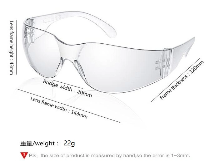 Blue Eye 400nm Meets ANSI Z87.1 Standard Laser Wavelength 740- 1100nm Protective Googles Four-Hole Dark Lens Safety Glasses for Construction Workers