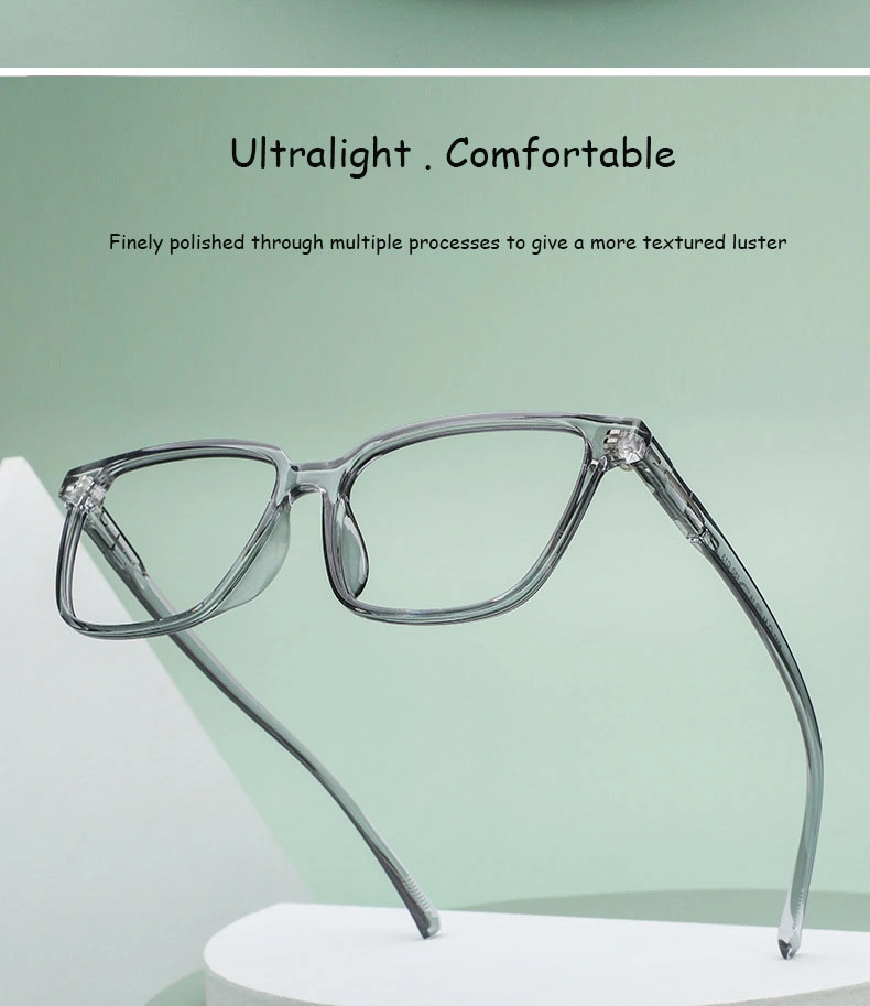 New Arrival Beautiful Latest Designer Adults Eyewear Square Framestr90 High Quality Optical Eyeglasses Clear Lenses Anti Blue Light Computer Glasses