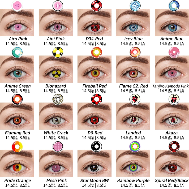 Cosplay Contact Lens Colored Eyes Contact Lenses Halloween Special Effects Contacts Lens / Ready Stock