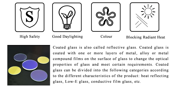 Customized Blue Filters Glass Sheet LED Glass Lens