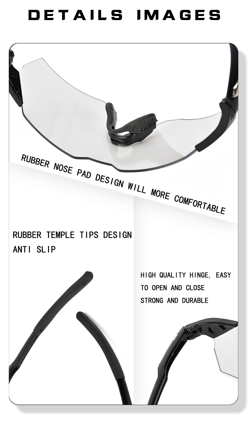 UV Protection Photochromic Lens Sun Glasses Anti Glare Cycling Sport Sunglasses