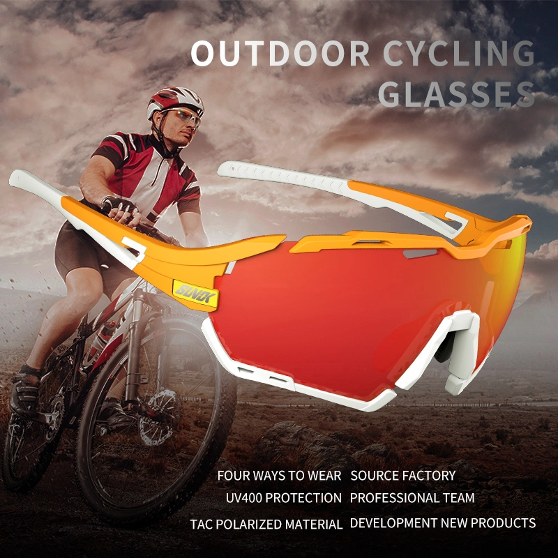 Custom 5 Lens Set Antifog Photochromic Sunglasses Cycling 5 Lens Sport Glasses