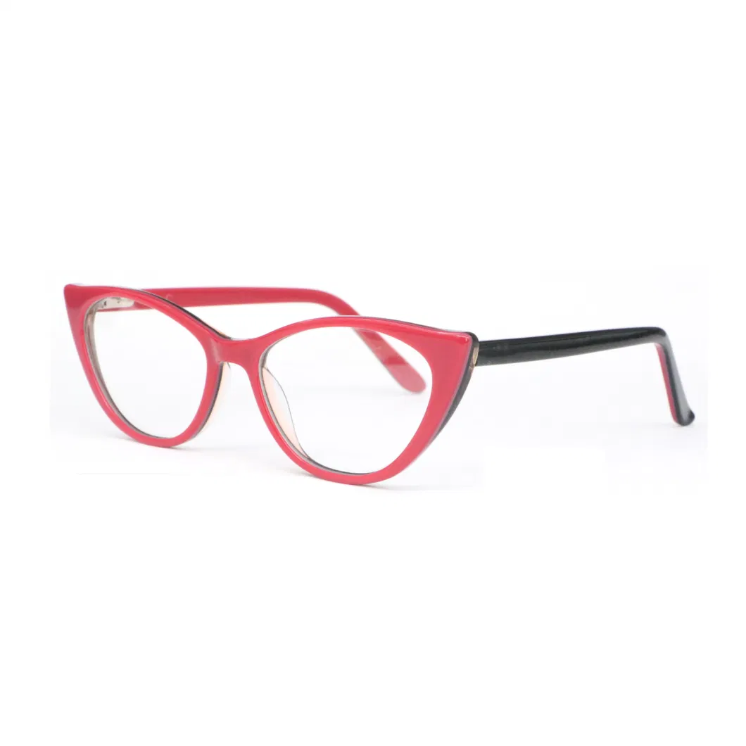 Ready Stock Anti Blue Light Cat Eye Acetate Kids Glasses Frame with Blue Light Blocking Lens