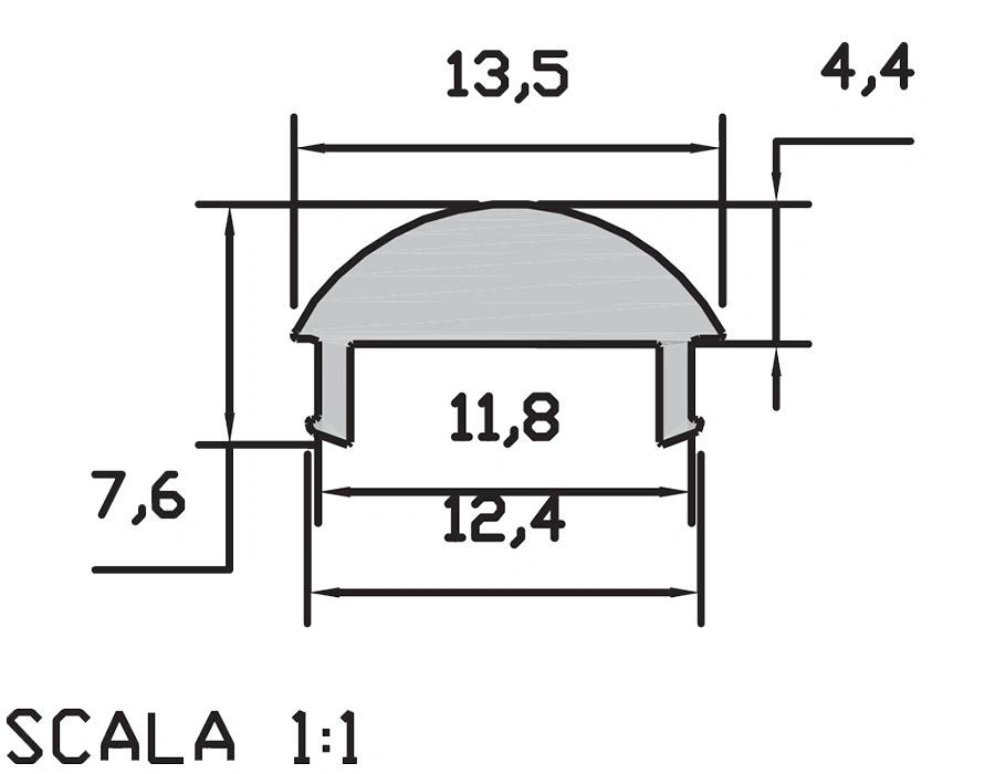 Thick Flat Polycarbonate LED Lens