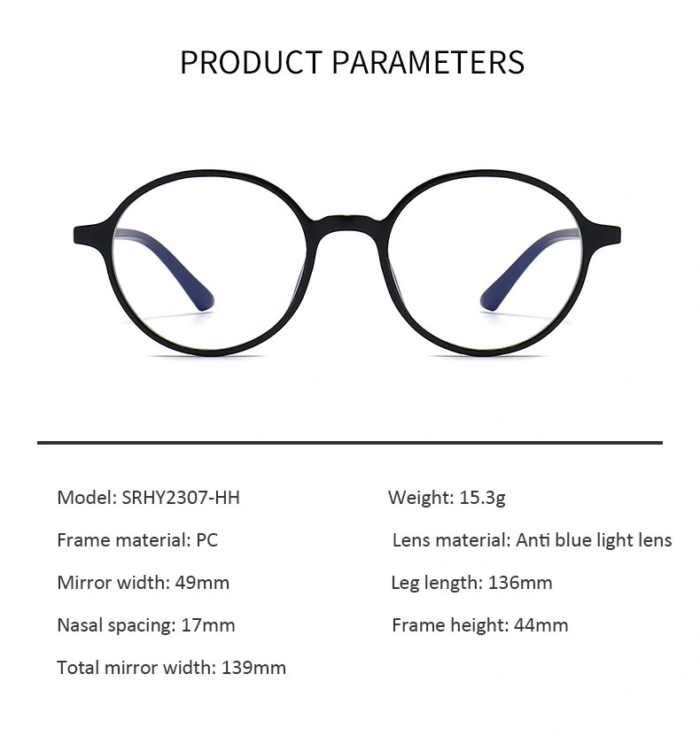 High Quality Wholesale Retro Small Round Frame Elderly Men Women Fashionable Eyewear Presbyopia Computer Reading Glasses