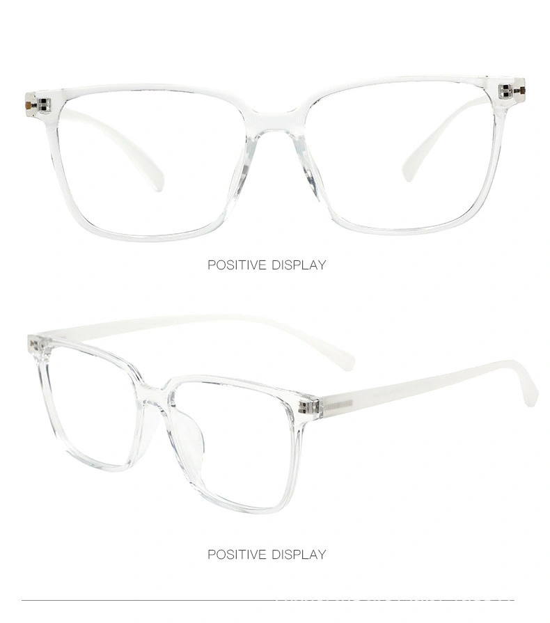 New Arrival Beautiful Latest Designer Adults Eyewear Square Framestr90 High Quality Optical Eyeglasses Clear Lenses Anti Blue Light Computer Glasses