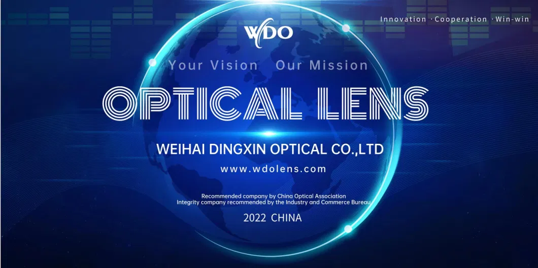 Wdo Lens 1.56 Nk 55 Blue Cut UV420 Blue Coating Hmc Optical Lens