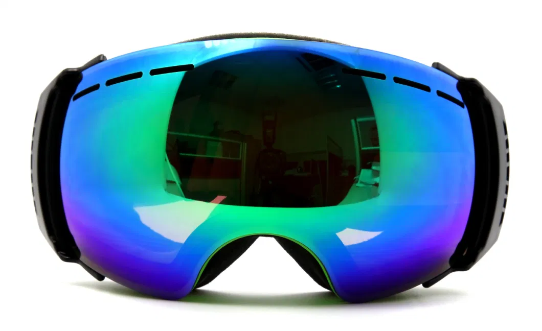 Soft Triple-Layer Frameless Ski Goggles for Snowboard Double Lens High Elastic Strap Snow Googles Protective Glasses