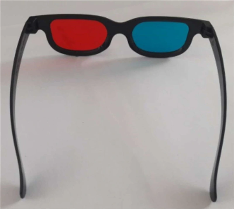 Customize Your Logo Adults 3D Movie Watching Cinema 3D Red Blue Lens Plastic 3D Glasses