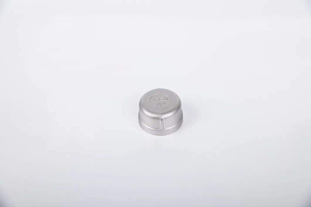 Stainless Steel Pipe Fittings Female Threaded Round Cap