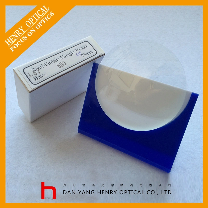 Semifinished 1.67 Sph Single Vision Optical Lens Hc