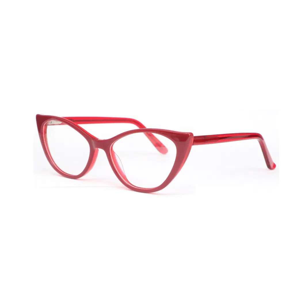 Ready Stock Anti Blue Light Cat Eye Acetate Kids Glasses Frame with Blue Light Blocking Lens