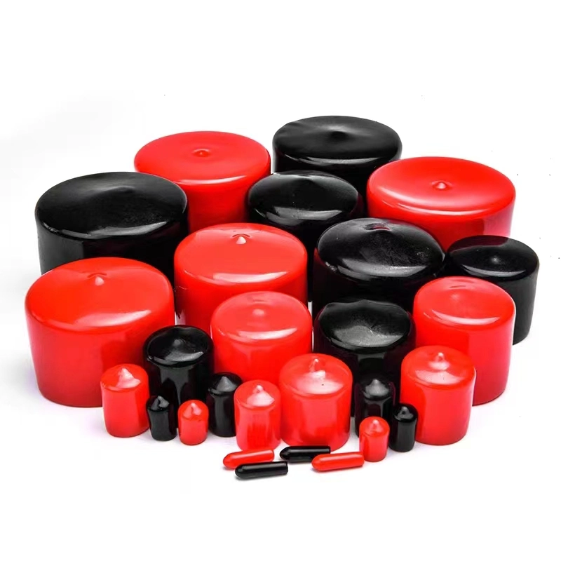 Industrial Customized Flexible Thread Protective Soft Rubber Silicone Steel Pipe End Caps, PE Plastic Round Rod/Stud/Bolts/Tube/Nut Used Dust PVC Vinyl End Cap