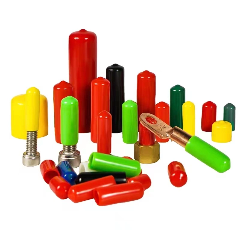 Industrial Customized Flexible Thread Protective Soft Rubber Silicone Steel Pipe End Caps, PE Plastic Round Rod/Stud/Bolts/Tube/Nut Used Dust PVC Vinyl End Cap
