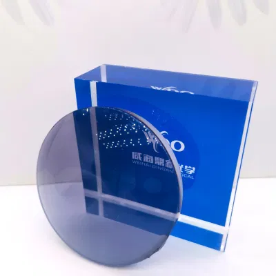  Occhiali fotocromici in vetro a visione singola WDO 1.56 anti-raggi blu Obiettivi fotocromi HMC Lensa