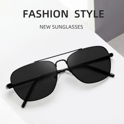  2022 Hot popolare uomo High Quality OEM Custom Logo Square Occhiali da sole con lenti fotocromiche polarizzate TAC con telaio TR90