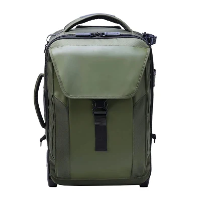 Soft Tags ruote Organizzatore Carrello cabina cuoio pieghevole borsa per bagagli