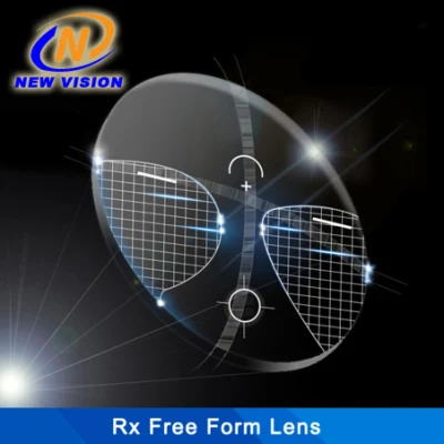  1.67 lente ottica Rx progressiva a forma libera
