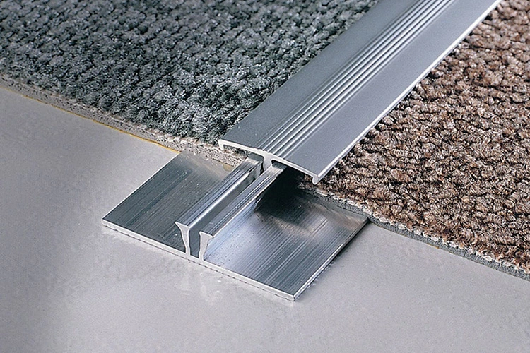 Aluminum Metel 2.3m Gold Carpet to Tile Door Transition Strips for Laminate Flooring Edge Trim