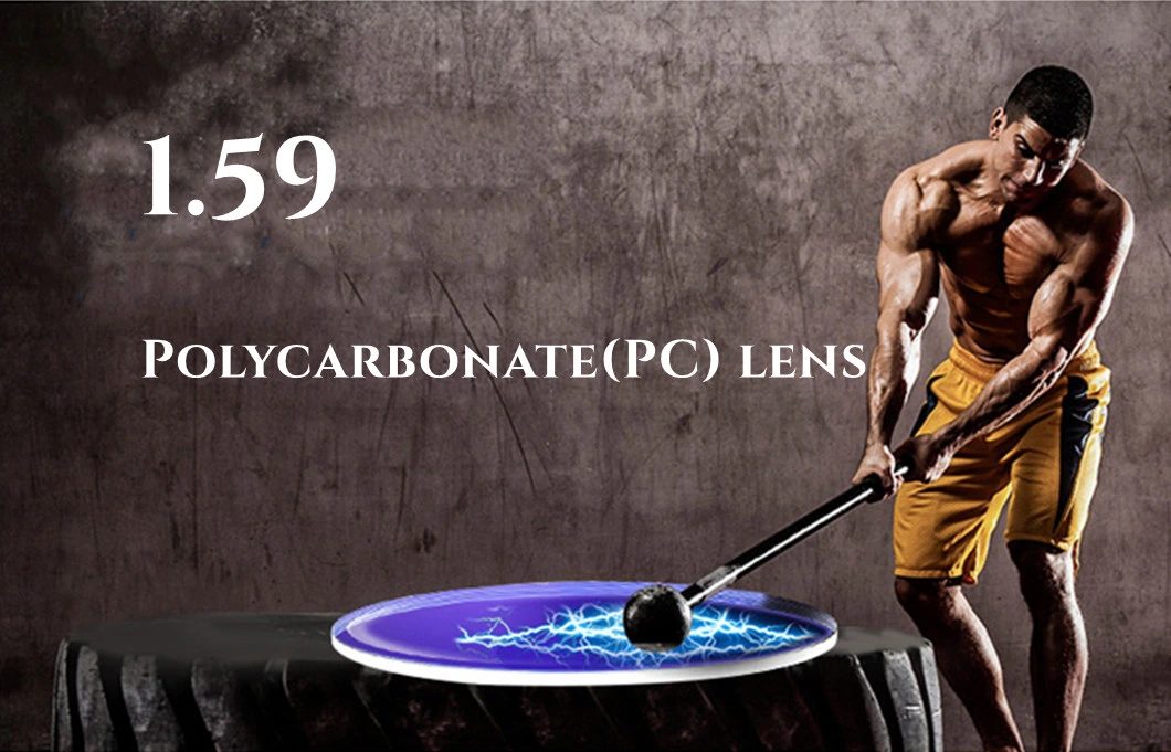 Optical Lab 1.59 Spin Polycarbonate Photochromic Hmc Anti Radiation Transition Lens Glasses