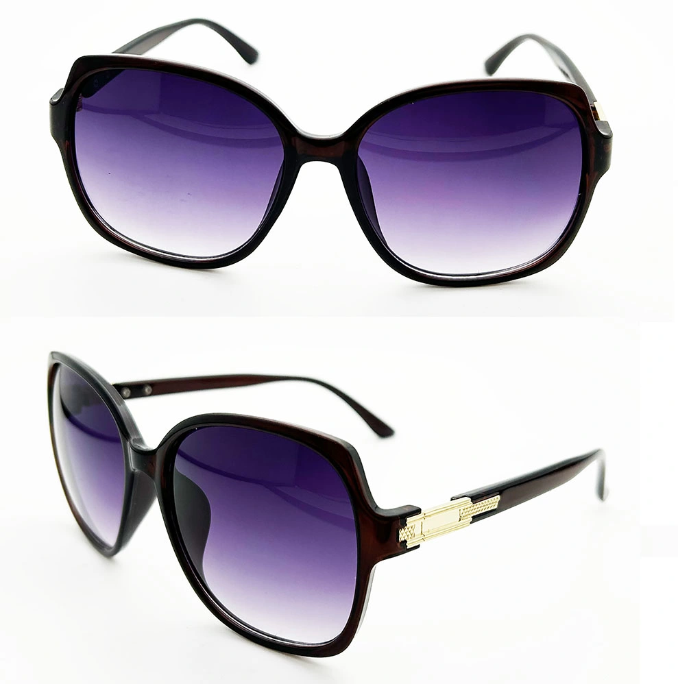 2024 Women Mirror Lens Purple PC Sunglasses