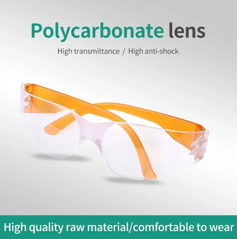 Anti-Fog Clear Lens Blue Black Frame Removable Foam Gasket Strap Industrial Welding Safety Google Glasses