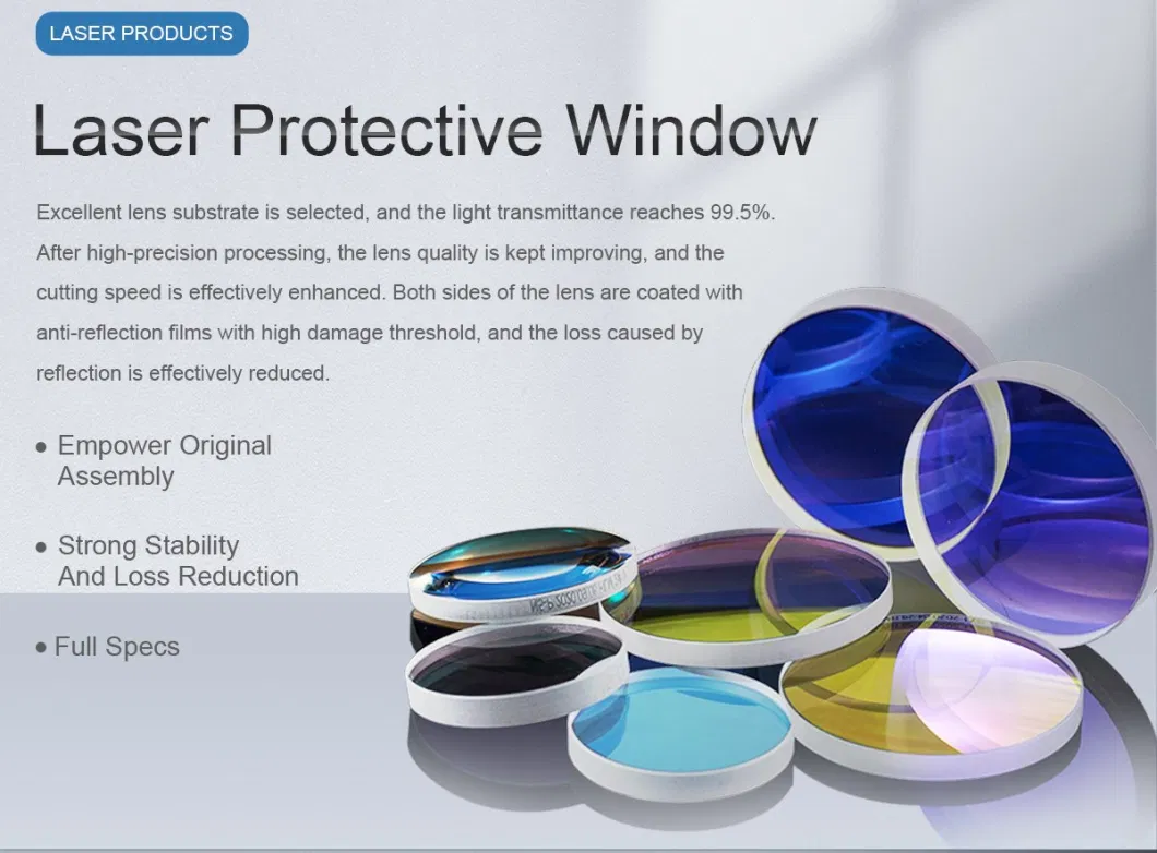 Sophisticated Technology D27.9mm*4.1mm Fiber Laser Protective Windows/Lens Fused Silica/Quartz Glass Window