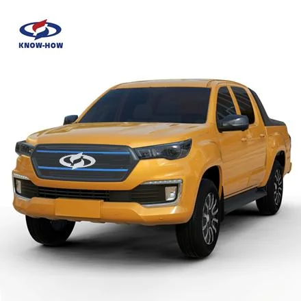 Bj1037evma2 Know-How Manufacture New Design 4 Seats 88 Kwh Battery 3 Tons Transport Electric Pickup Car 600km Long Range Mileage