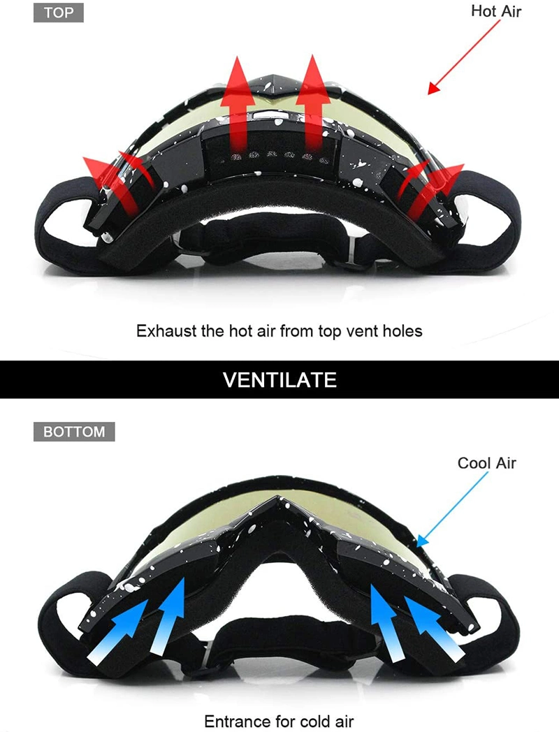 Motorcycle Goggles Eyeglasses Heart Helmet Goggles Tear off Lens