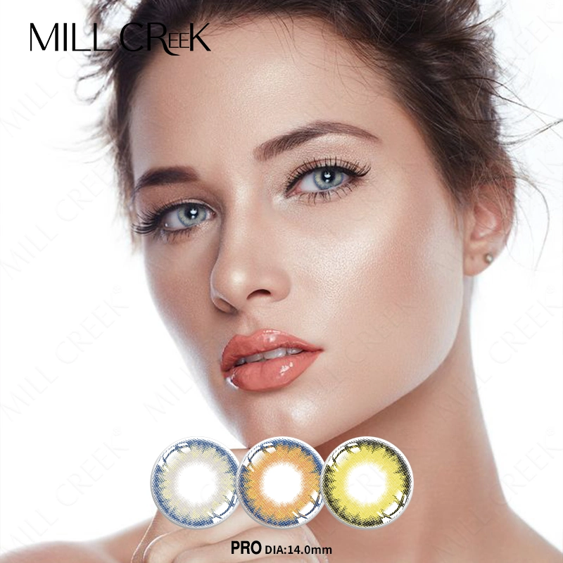 Manufacturer Wholesale OEM Eye Lenses Soft Natural Color Eyelens Contacts PRO Natural Yearly Cosmetic Contact Lenses