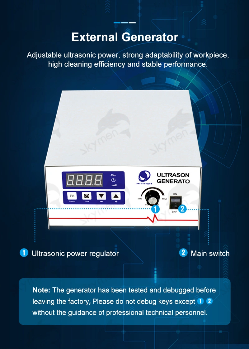 Hot-Sale Powerful High Quality 1000L Digital Skymen Industrial Ultrasonic Cleaner for Carburator
